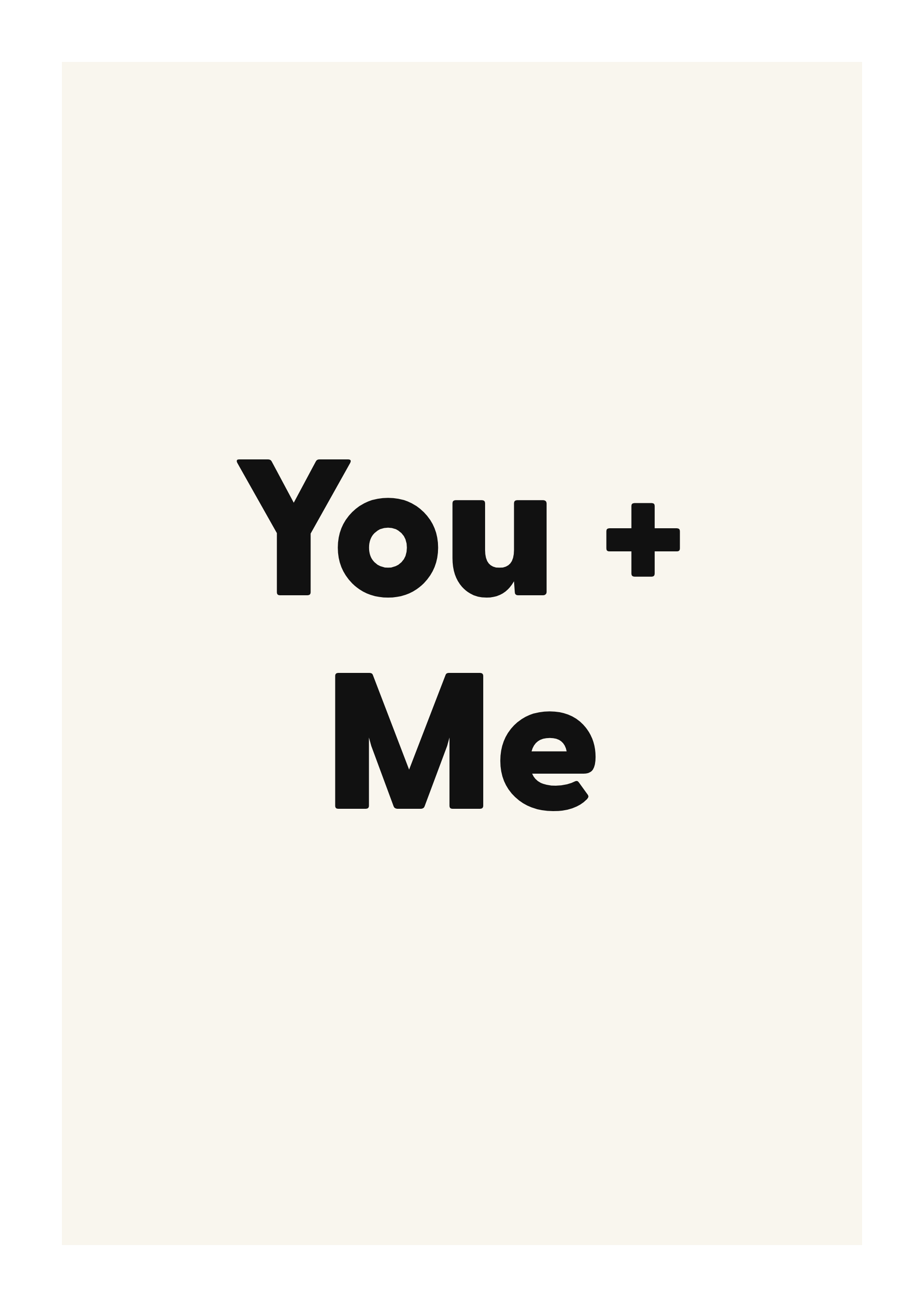 You + Me