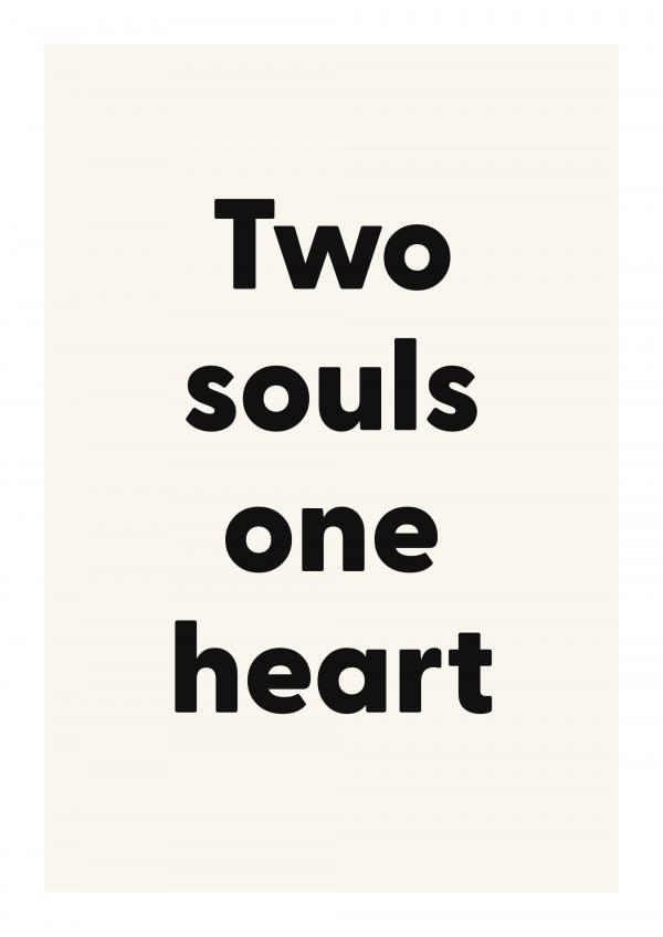 Two souls one heart