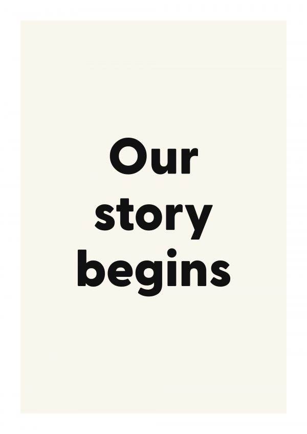 Our story begins