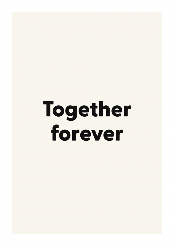Together forever