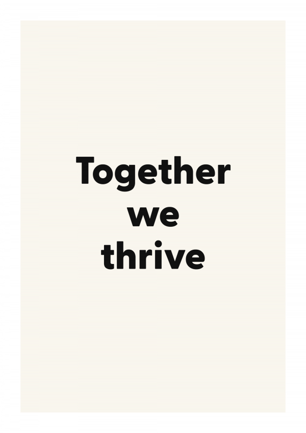 Together we thrive