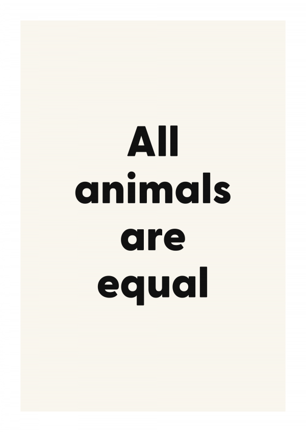 All animals are equal