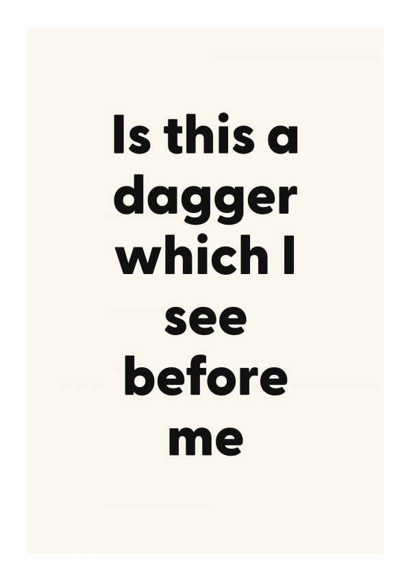 Is this a dagger which I see before me