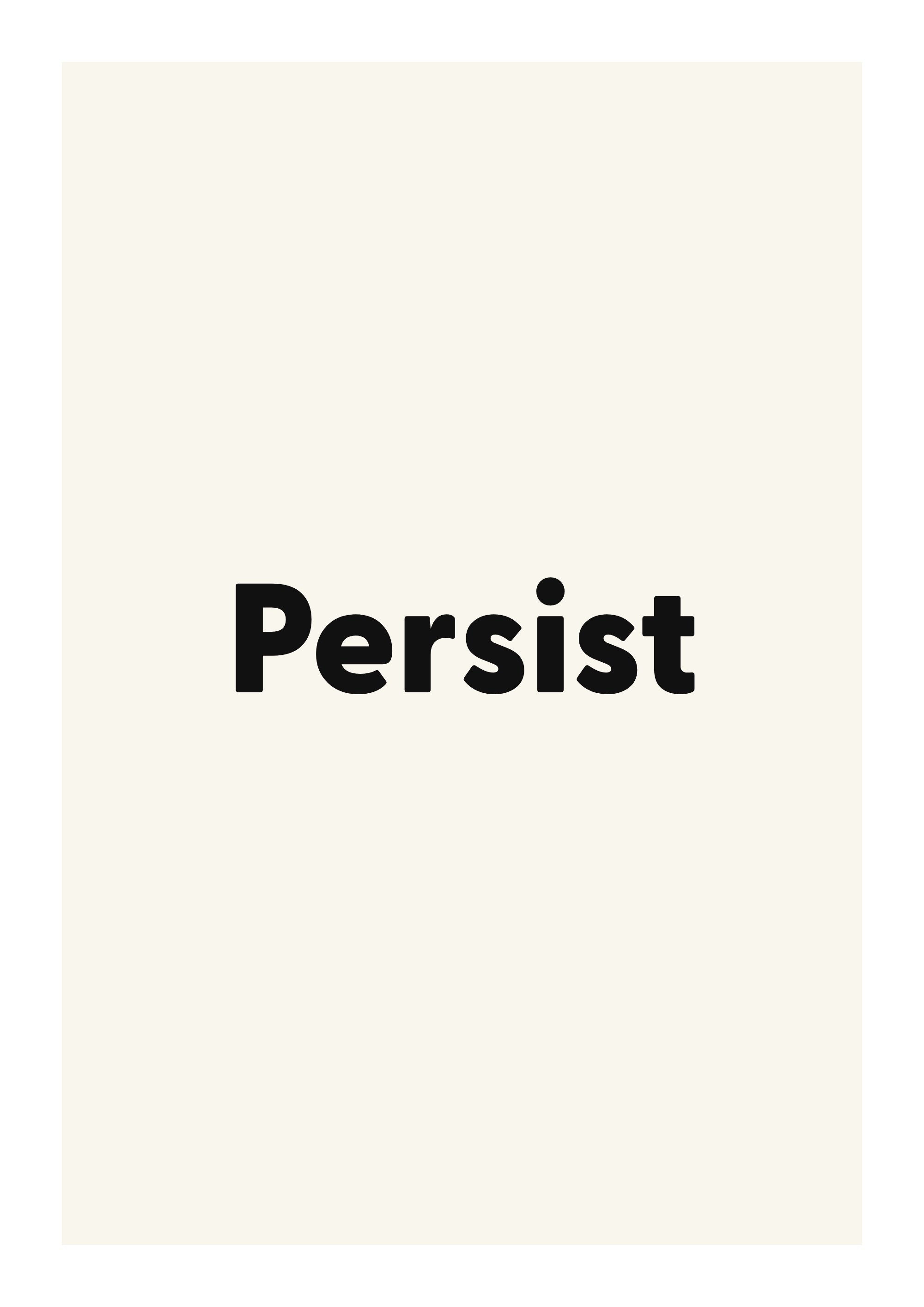 Persist