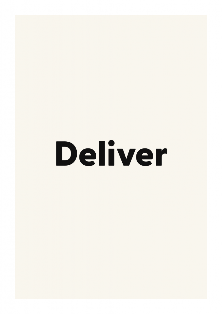 Deliver minimalist quote poster with clean typography on ivory background