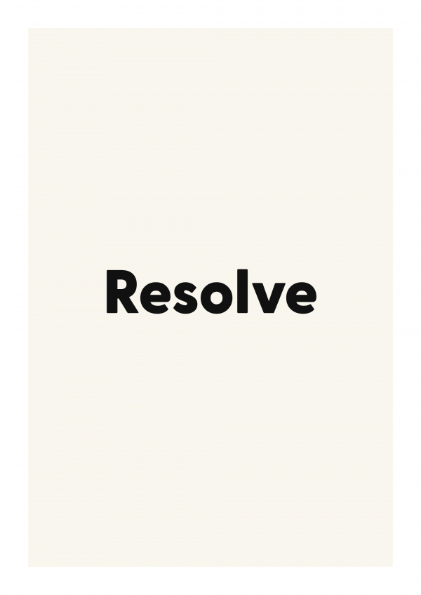 Resolve