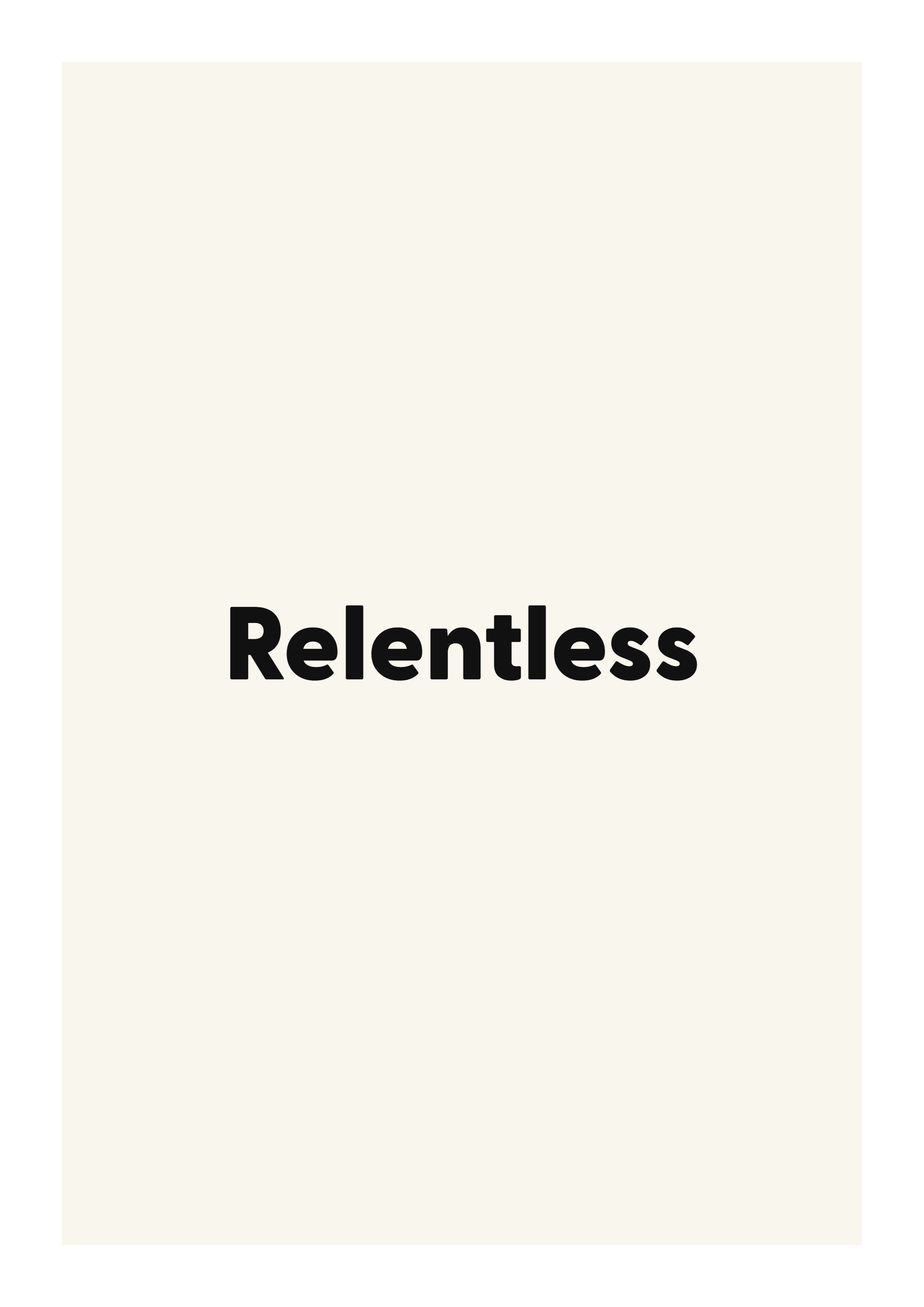 Relentless