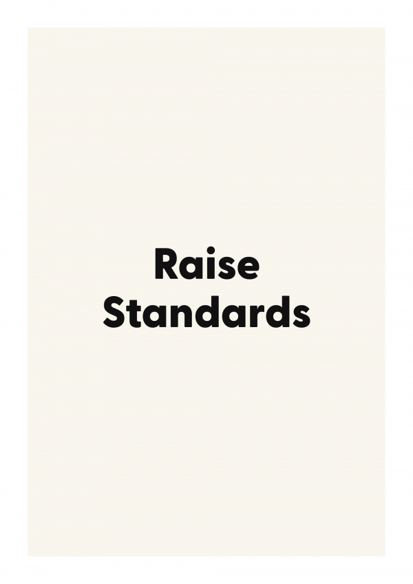 Raise Standards