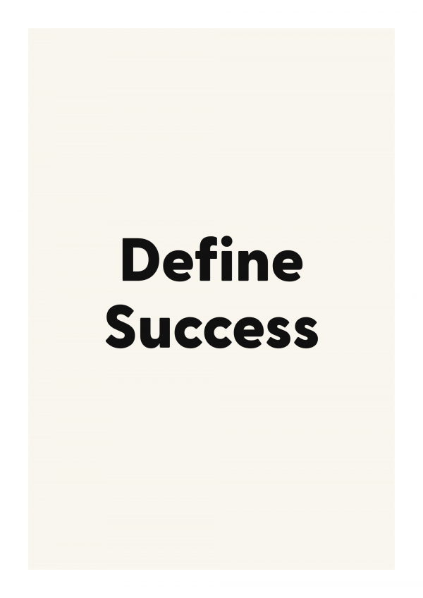 Define Success