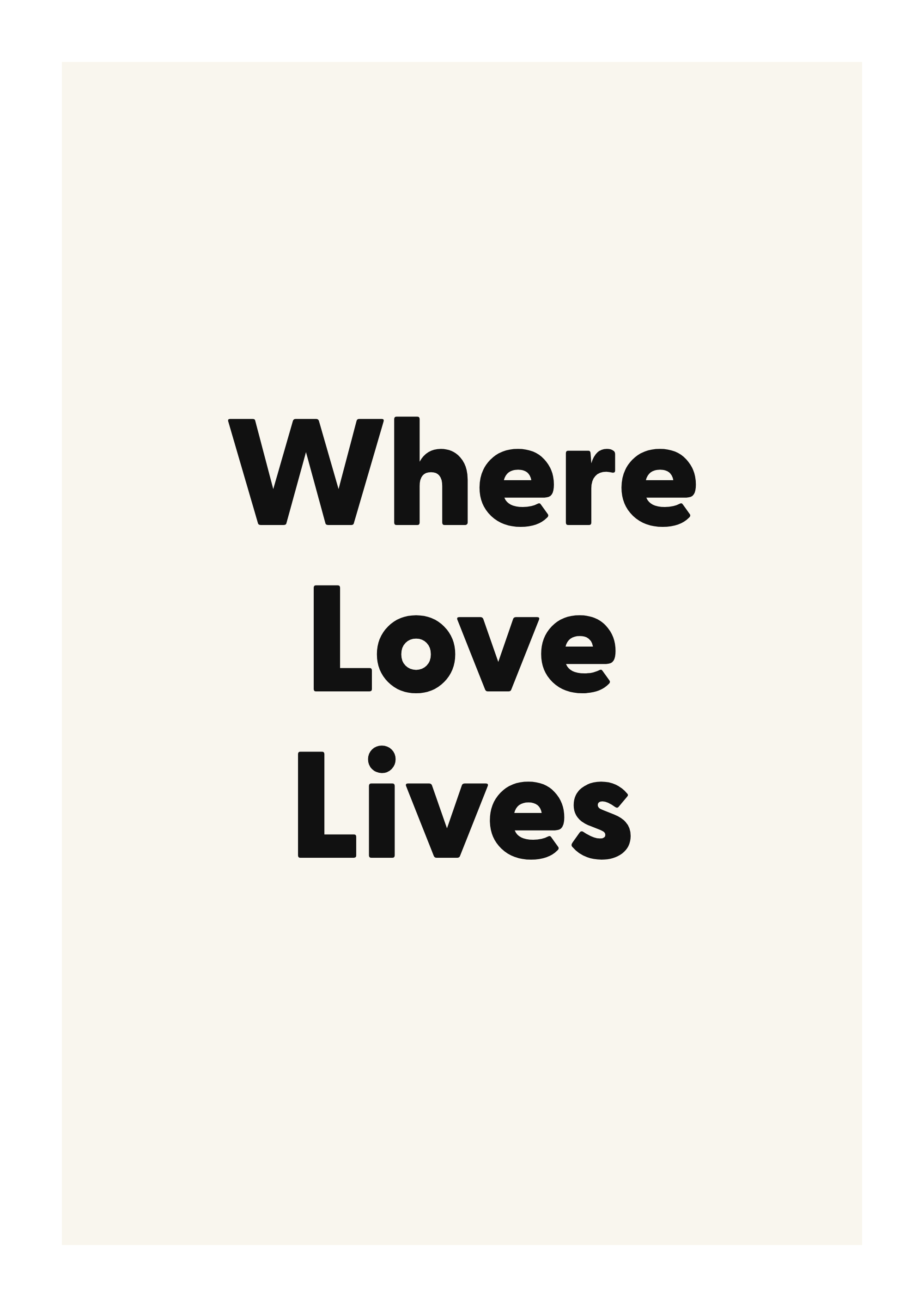 Where Love Lives