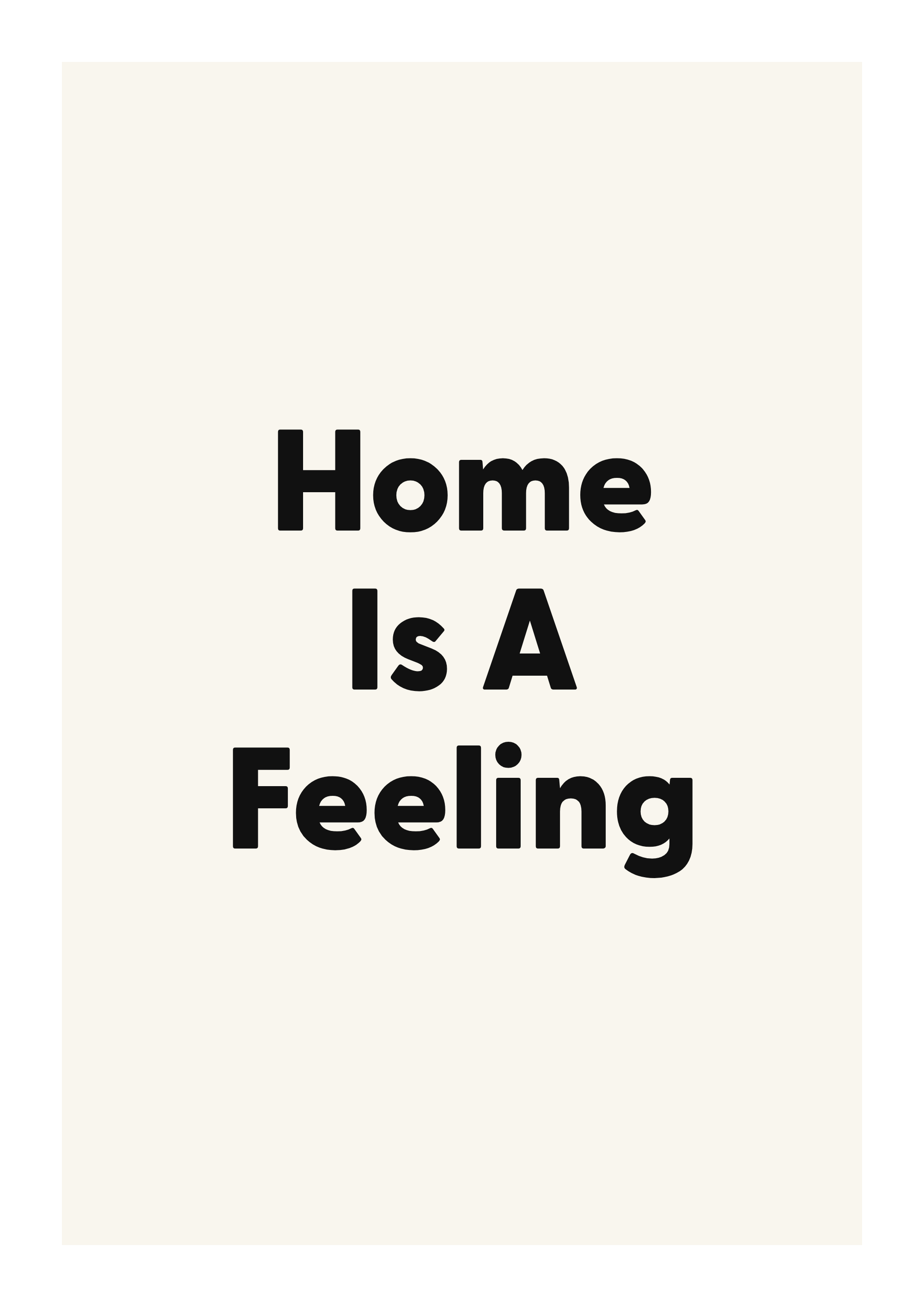 Home Is A Feeling