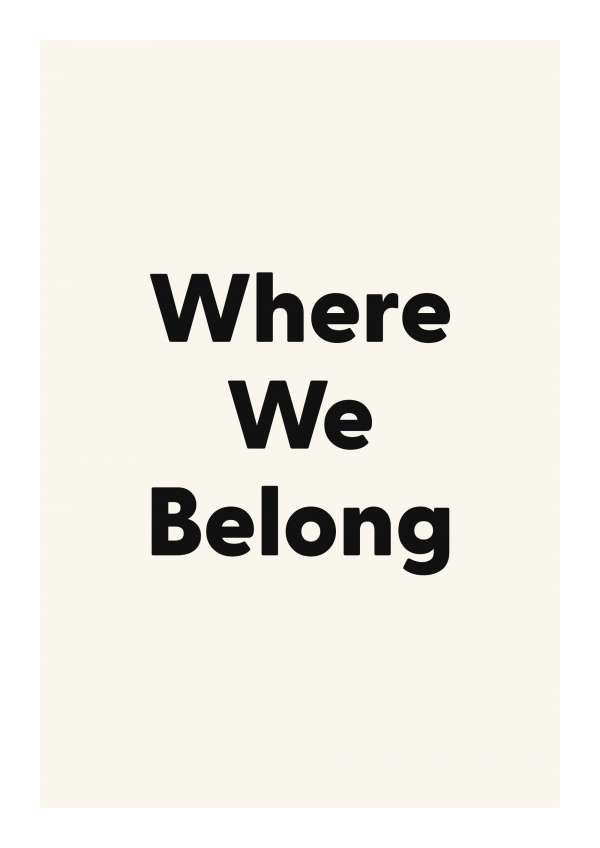 Where We Belong