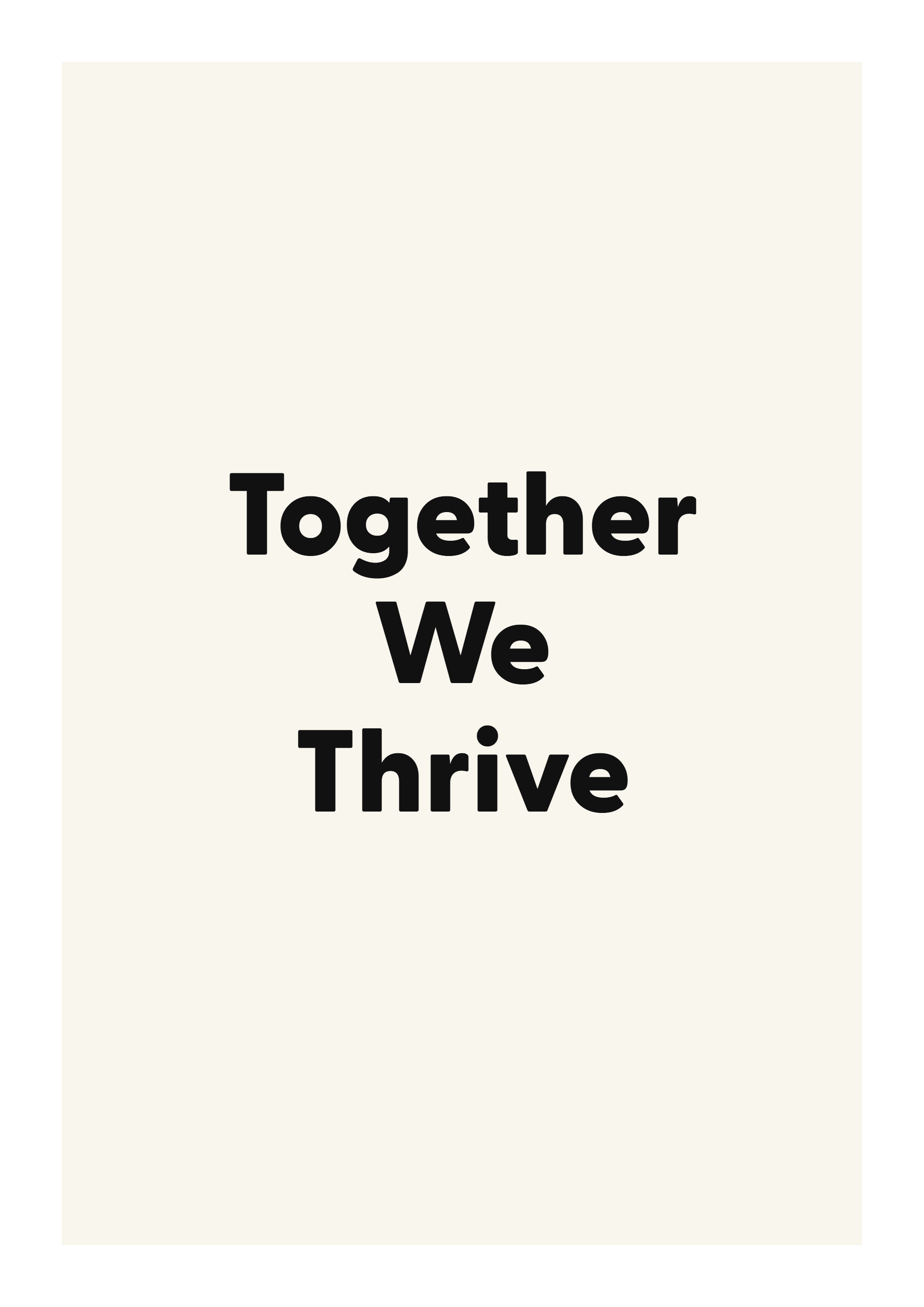 Together We Thrive
