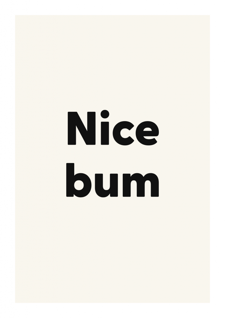 Nice bum