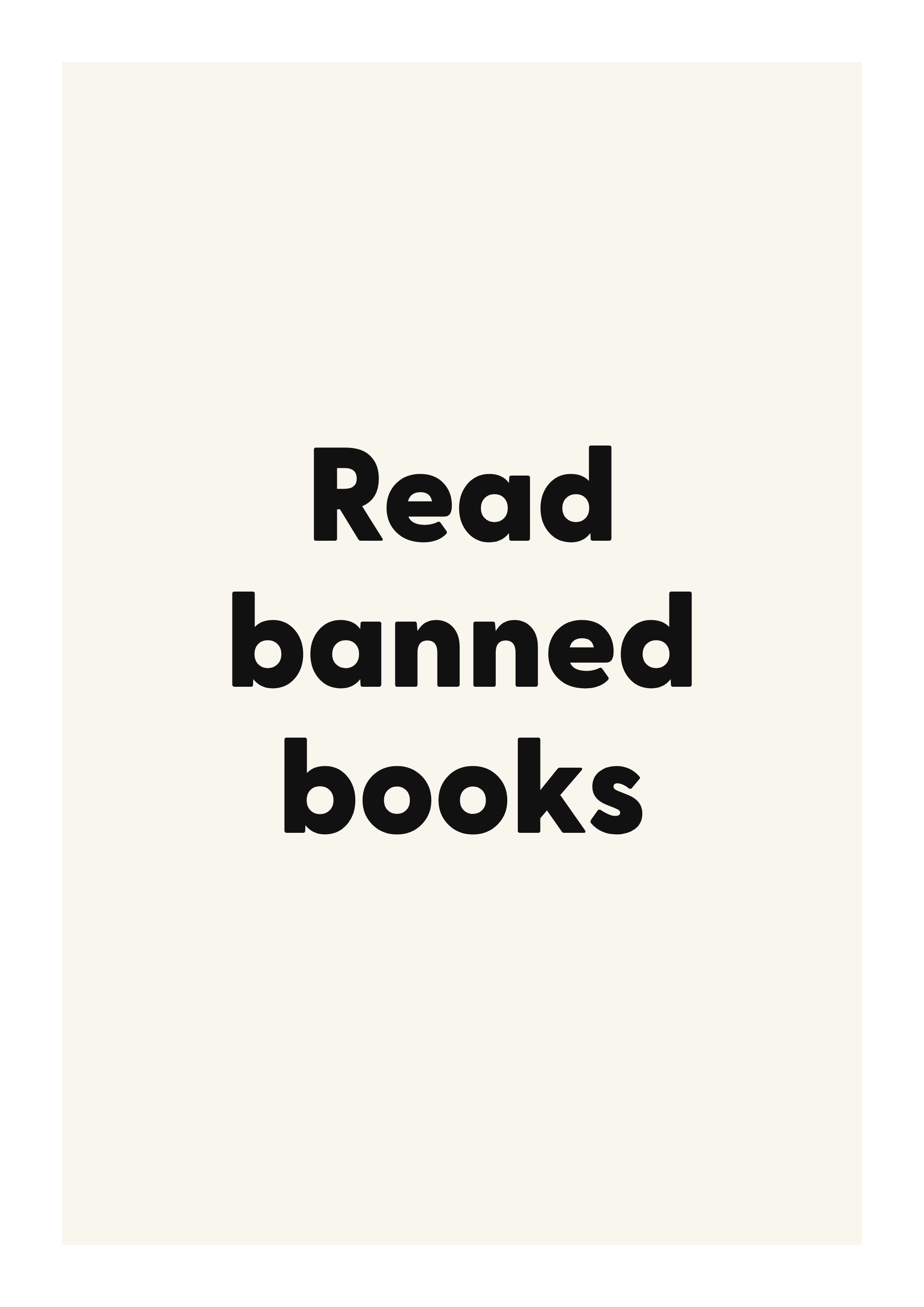 Read banned books