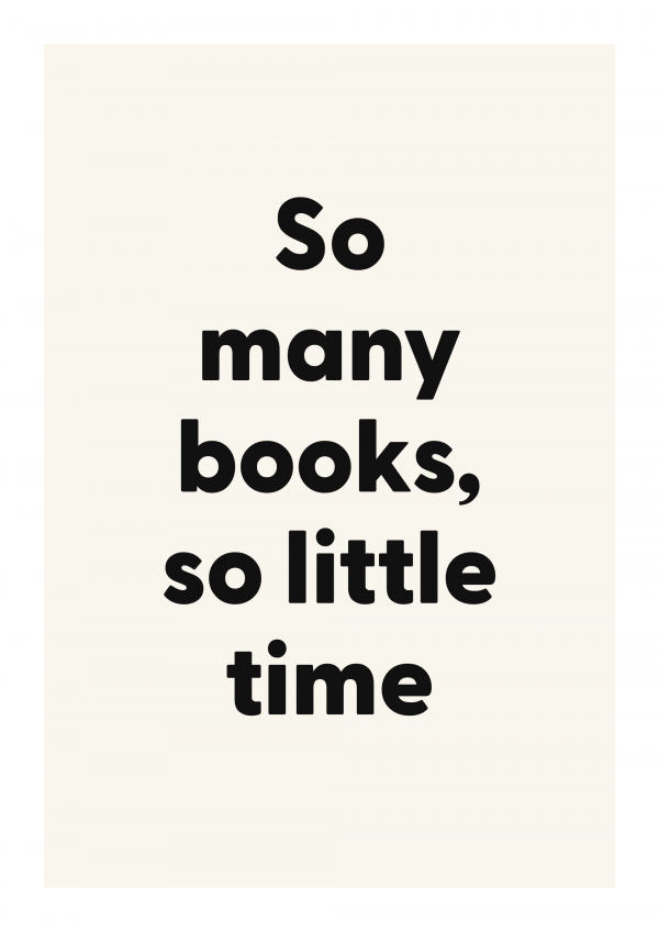 So many books, so little time