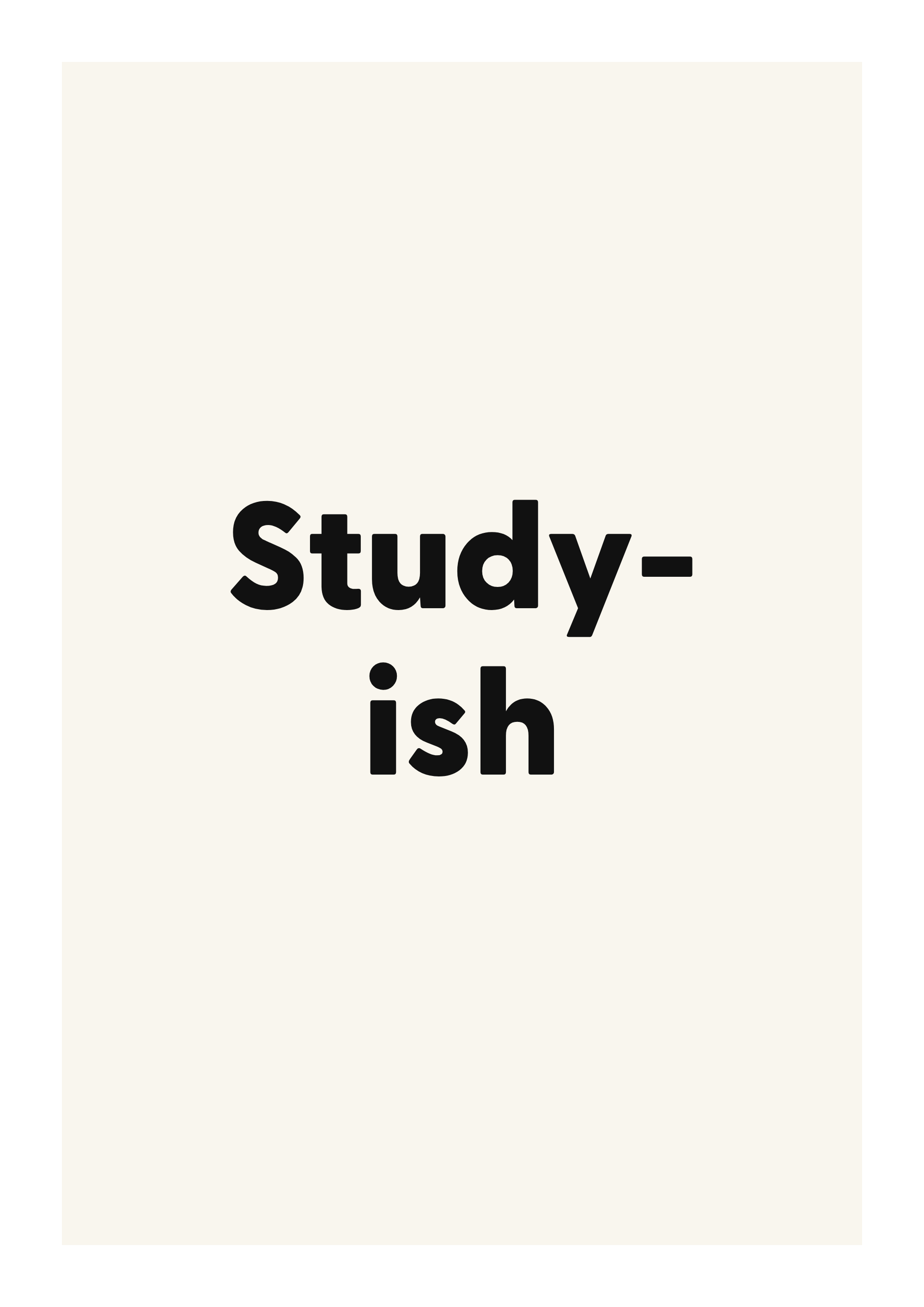 Study-ish