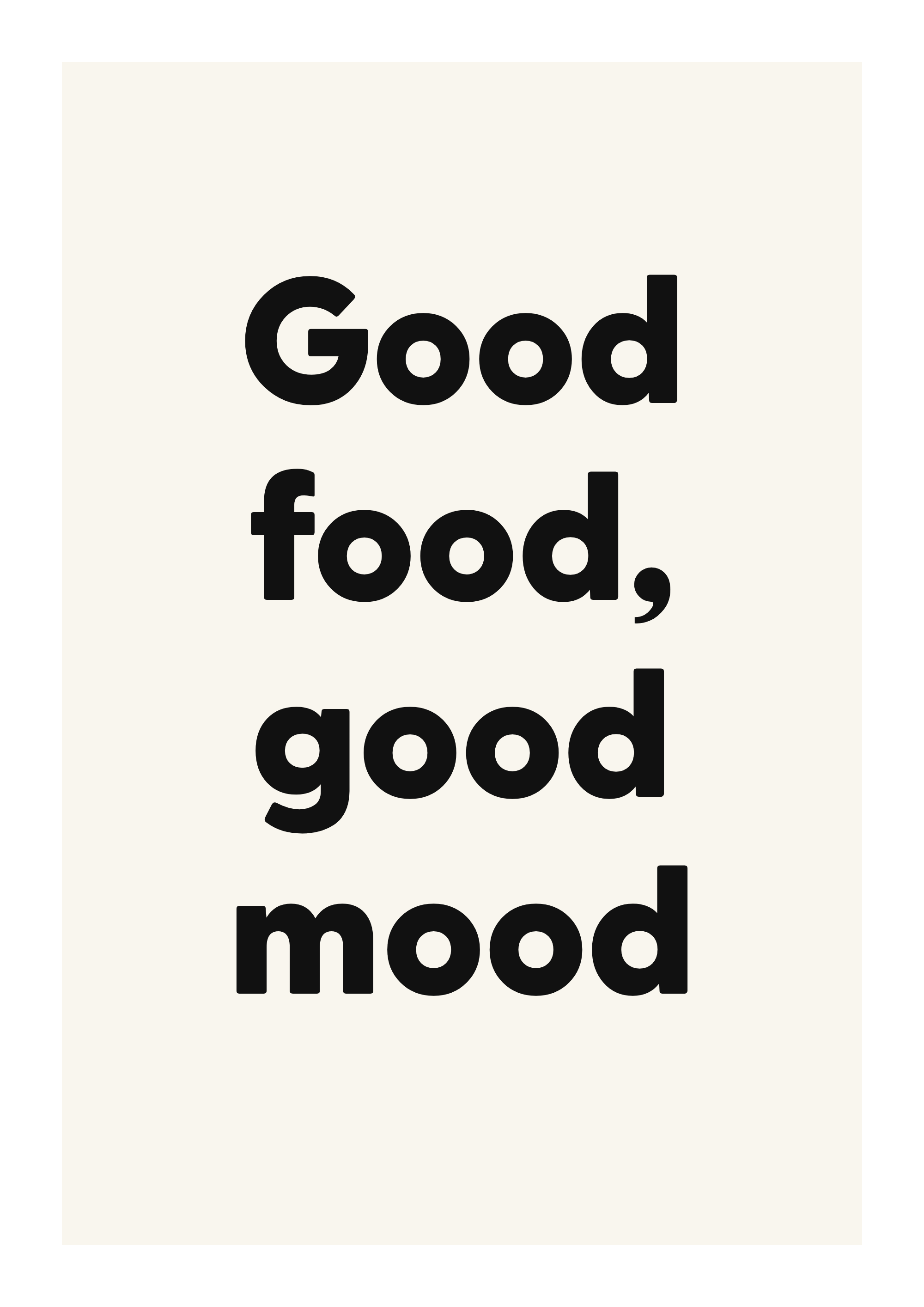 Good food, good mood